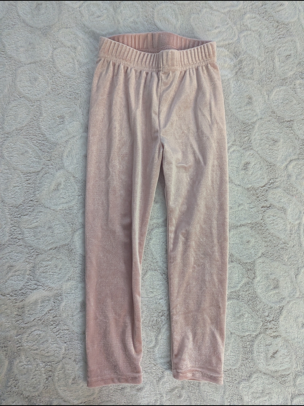 art class Light Pink Velvet Toddler Leggings